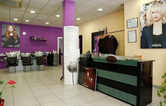Sala de la peluquería y estética Roal